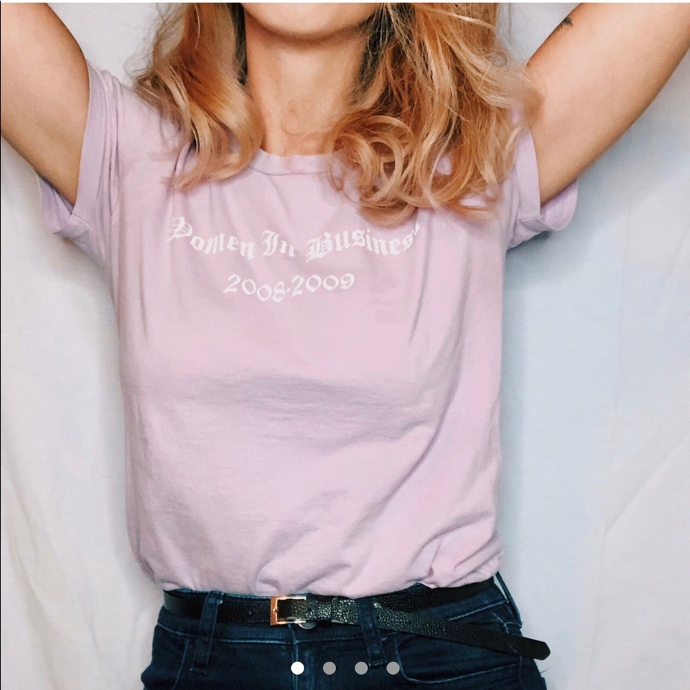 Purple American Apparel T-shirt